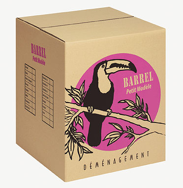 CARTON BARREL ASSIETTES (24 pièces)